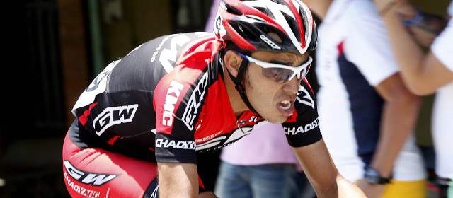 El fútbol no frenó a Pantano | Carlos Andrés Pantano corre por sus sueños en el ciclismo. FOTO JULIO CÉSAR HERRERA