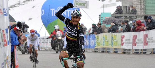 Team Colombia estará presente en el Giro de Italia 2013 | Darwin Atapuma, del equipo colombiano. FOTO ARCHIVO