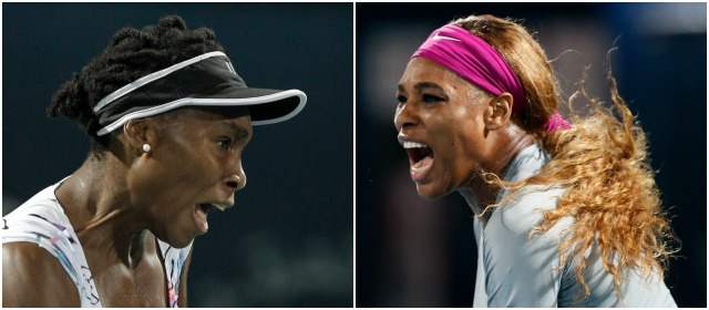 Las hermanas Venus y Serena Williams. FOTO AP - REUTERS