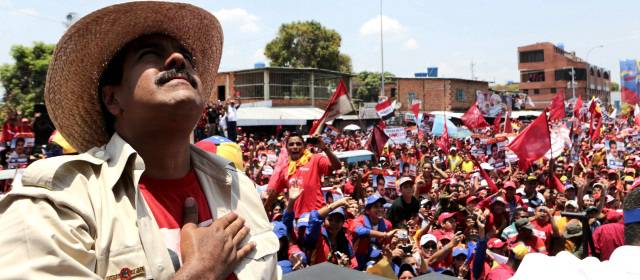 Elecciones Venezuela: Nicolás Maduro pretende conducir a Venezuela con su chavismo incondicional | Ha encabezado una campaña completamente enfocada en Chávez, repitiendo que es "hijo" del gobernante y prometiendo continuar su legado. FOTO REUTERS