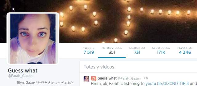 Joven palestina conmociona las redes sociales con tuits sobre el conflicto
