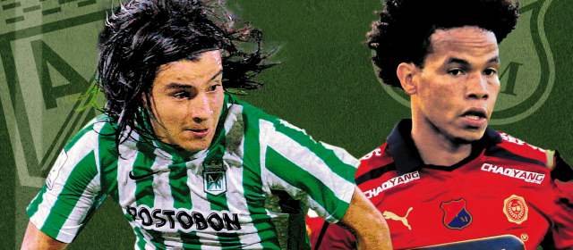 Medellín y Nacional en el regreso | Sherman Cárdenas y William Arboleda, dos talentos hoy presentes en un nuevo clásico. FOTOS JUAN A. SÁNCHEZ Y JAIME PÉREZ