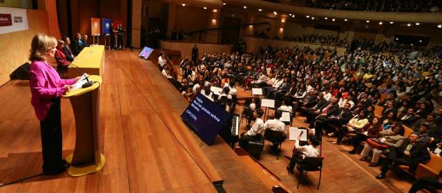 Ciencia paisa, entre lo mejor de 2013 | La Ministra de Educación Nacional, María Fernanda Campo dio cierre a la premiación, que se realizó en Bogotá. FOTOS CORTESÍA