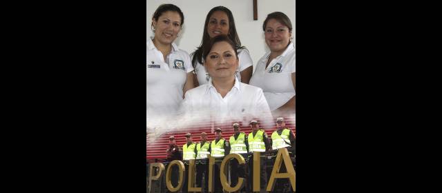 Policías en apuros tienen una ayuda | A Otilia de Vásquez la apoyan 9 voluntarias, entre ellas Pilar de Rosales, Olga de Riveros y Cristina de Mariño. FOTO RÓBINSON SÁENZ