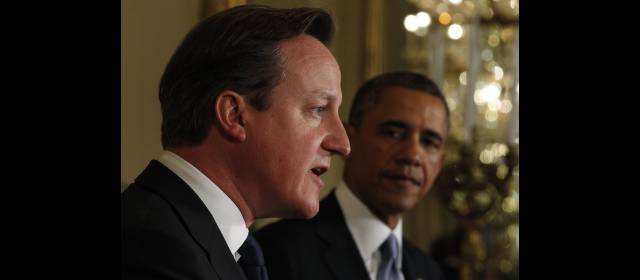 E.U. y Reino Unido se resisten a atacar el régimen sirio de Al Assad | David Cameron, primer ministro británico, y Barack Obama, presidente de E.U., sacaron sus cartas en torno a Siria. FOTO REUTERS