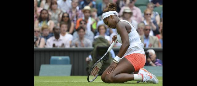 Serena Williams, otro golpe en Wimbledon | Serena Williams, otra grande del tenis mundial, que se despidió de Wimbledon. FOTO REUTERS