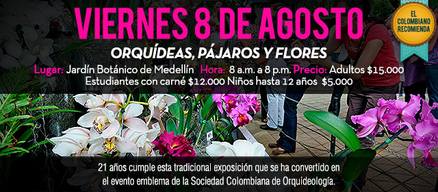 Feria de las flores: programación oficial viernes 8 de agosto