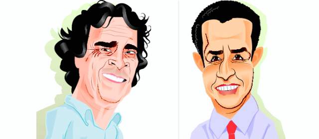 Fajardo y Gaviria así van en 100 días | ILUSTRACIONES ESTEBAN PARÍS