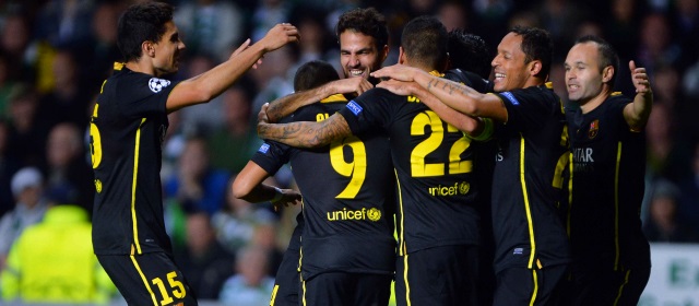 Barcelona se puso el overol para derrotar al Celtic