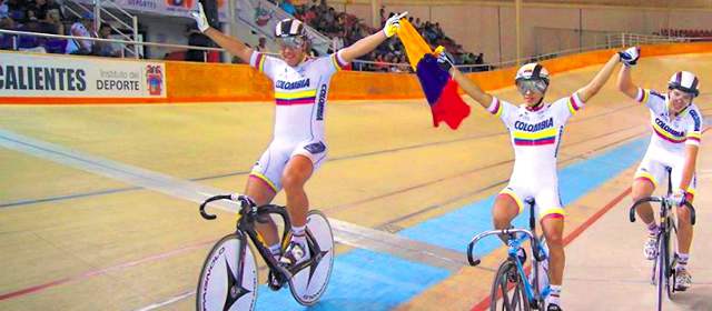 Medallas que llegan de México con la fortaleza de Juan Felipe | El equipo de la velocidad, oro en el Panamericano juvenil: Juan Gutiérrez, John Castillo y Álvaro Hodeg. FOTO CORTESÍA IDDA-MÉXICO