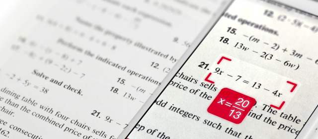 PhotoMath, la aplicación móvil que resuelve cálculos matemáticos | FOTO PHOTOMATH
