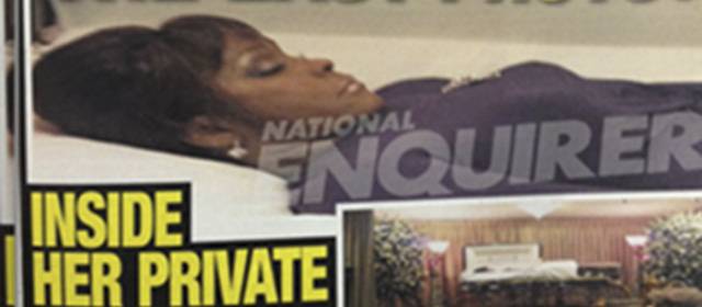 Funeraria niega responsabilidad en fotografía del cadáver de Whitney Houston | Cortesía |