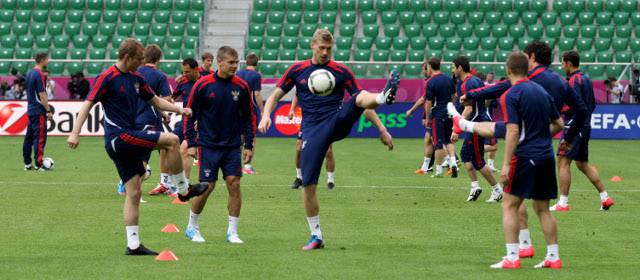 Los checos mentalizados con sorprender a Rusia, la favorita del grupo | Rusia afronta el partido con el cartel de favorito del Grupo A. FOTO AP