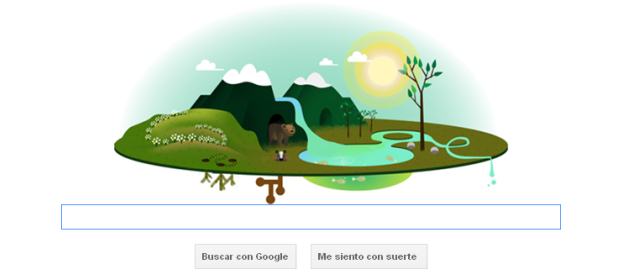 Google le rinde homenaje a la Tierra