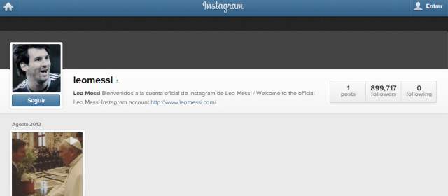 Foto Instagram @leomessi