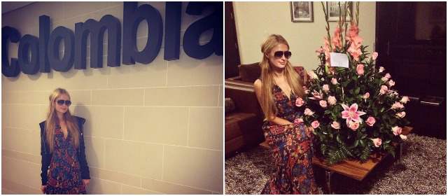 Paris Hilton se molestó con algunos periodistas y canceló rueda de prensa en Bogotá | Fotos Instagram Parishilton