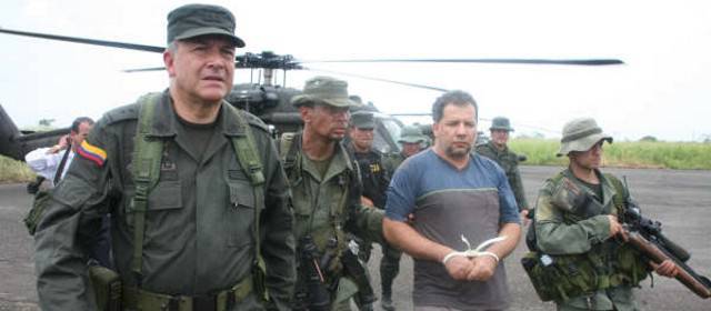 El genera Naranjo y su lucha contra el narcotráfico en el país | Archivo | La captura de Daniel Rendón Herrera, alias "Mario", el 15 de abril de 2009 fue uno de los golpes más contundentes a las bandas criminales.
