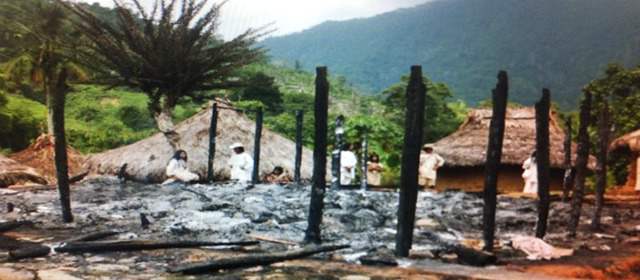 Rayo mata a 11 indígenas tras tormenta de 2.900 rayos | La comunidad de la Sierra Nevada de Santa Marta celebraba un ritual justo en el momento de la tormenta eléctrica. De acuerdo con los expertos, el error fue haberse congregado. FOTO AFP