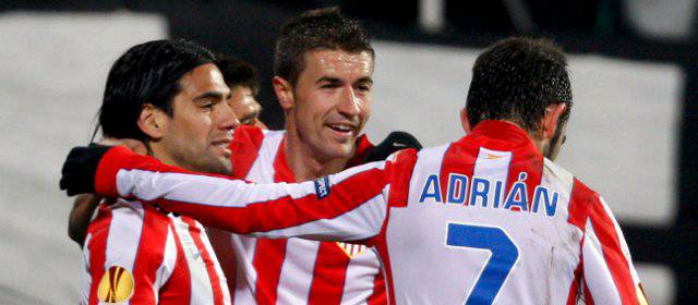 Falcao anotó gol en la victoria del Atlético 2-1 al Valladolid | Falcao ya ha marcado cinco goles en la liga española.