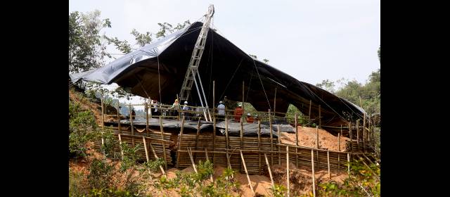 Alistar la sociedad para responder a la minería | Aunque aún se están definiendo detalles en el territorio que operará la mina Gramalote, ya se realizan estudios de suelo y de población. FOTO JULIO CÉSAR HERRERA