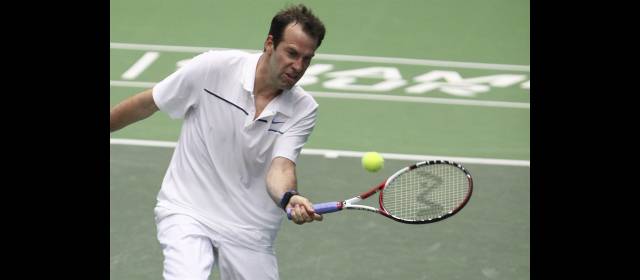 Unas leyendas del tenis que no son veteranos | Greg Rusedski, tenista inglés de 38 años. FOTO EDWIN BUSTAMANTE