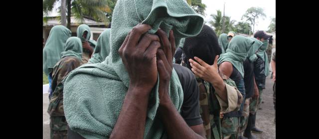 Estaba en Justicia y Paz y era cabecilla de "Rastrojos" | Los intensos operativos contra "los Rastrojos" en el departamento han provocado desmovilizaciones masivas. Como la ocurrida en la región de Urabá el 2010. FOTO DONALDO ZULUAGA
