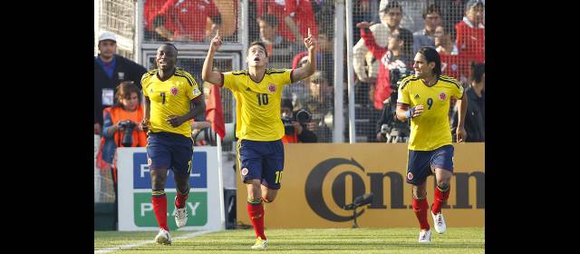 Las cuentas alientan a Colombia | Pablo Armero, James Rodríguez y Falcao García reflejaron su buen momento en la Selección. FOTO REUTERS