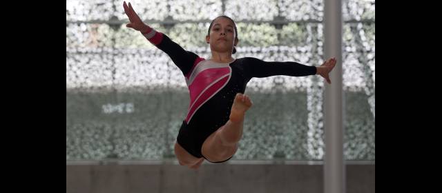 Gimnasia de Antioquia tendrá su espectáculo esta semana | Kelly Monsalve será una de las figuras. FOTO MANUEL SALDARRIAGA