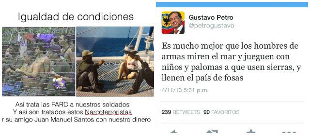 Fotos de las Farc incitan debates en redes sociales