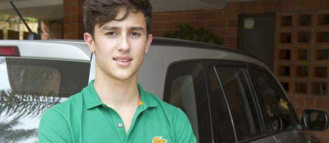 Sebastián Ordóñez corre con la esperanza a fondo | Sebastián Ordóñez, prospecto del automovilismo. Lo que requiere es apoyo económico para avanzar más. FOTO EDWIN BUSTAMANTE