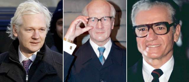 Assange, el Sha y Honecker en larga lista de asilados y refugiados |