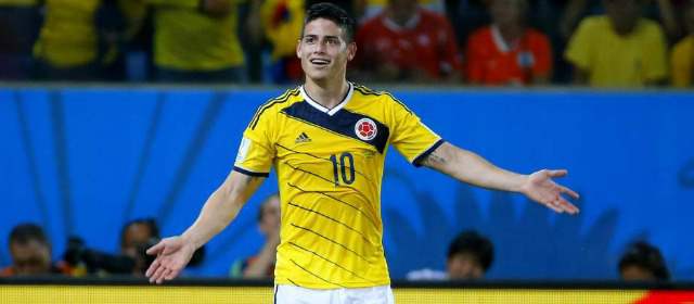 James Rodríguez es el máximo goleador de Colombia en los Mundiales |
