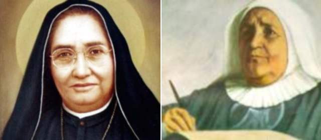 Madre Anastasia Guadalupe García Zavala y la madre Laura Montoya. FOTO CORTESÍA-ARCHIVO