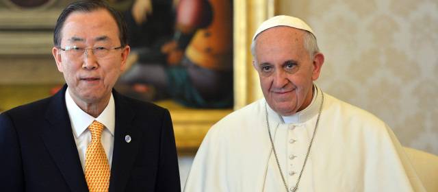 Situación de Corea del Norte podría ser incontrolable: Ban Ki-moon | Ban Ki-moon hizo estas afirmaciones tras entrevistarse con el papa Francisco en el Vaticano. FOTO AP