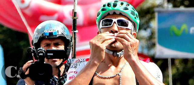 José Daniel Rincón, de ciclista a técnico | Félix Cárdenas, ganador ayer en Manizales. FOTO JULIO CESAR HERRERA