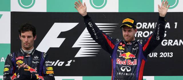Sebastián Vettel pidió disculpas a Mark Webber por quitarle el triunfo | FOTO REUTERS