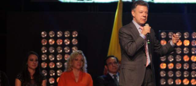 Presidente Santos pidió apoyo de los empresarios al diálogo de paz |