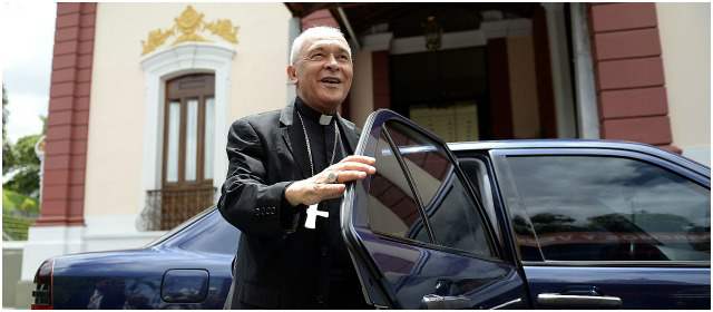 Monseñor Diego Padrón, presidente de la Conferencia Episcopal de Venezuela. FOTO AFP