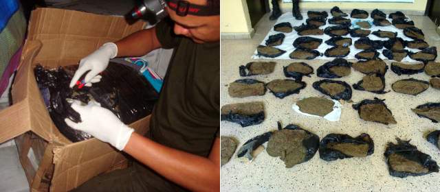 Incautan 51 kilos de marihuana en la vía a Santa Fe de Antioquia