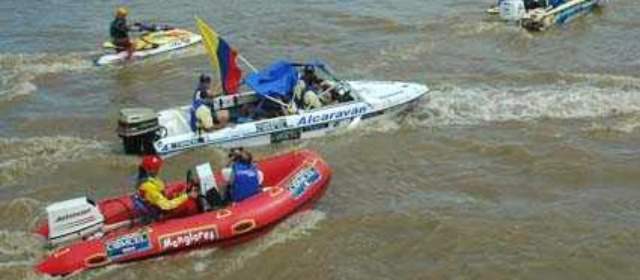 Grandes pilotos harán el Mundial de motonáutica por el río Magdalena | Botes inflables y de velocidad volverán al Magdalena. FOTO cortesía