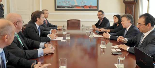 Santos se reunió con el presidente regional de Galicia |