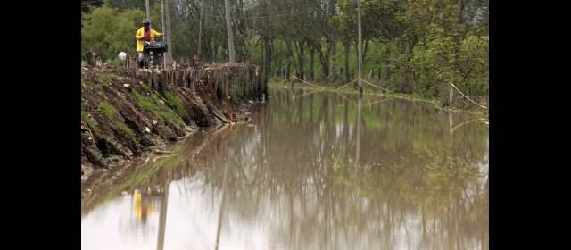 Cuatro departamentos en alerta roja | El Ideam mantiene la alerta roja sobre las zonas ribereñas del Río Bogotá. FOTO: COLPRENSA
