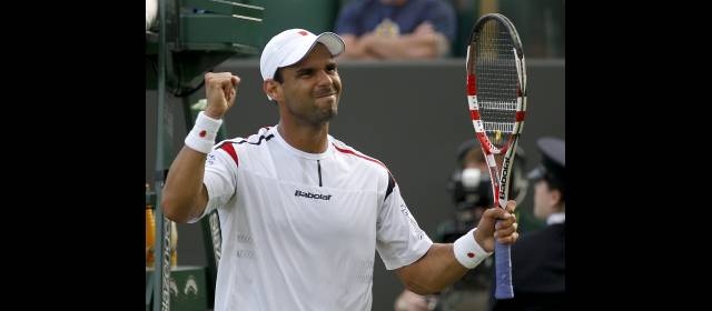 Alejandro tumbó una "torre" en Wimbledon | Alejandro Falla se instaló por cuarta vez en su carrera en la ronda de los 64 mejores jugadores de Wimbledon. Desde 2007 no ganaba un duelo en el All England Tennis Club. FOTO REUTERS