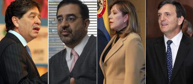 Andi ya tiene cuatro candidatos para ocupar la Presidencia | Bruce Mc Master, Hernando José Gómez, Claudia Jiménez y Eduardo Pizano. Foto: Colprensa