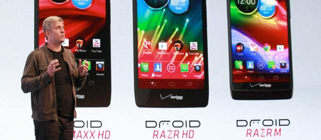 Motorola presentó tres teléfonos Droid Razr para Verizon Wireless |