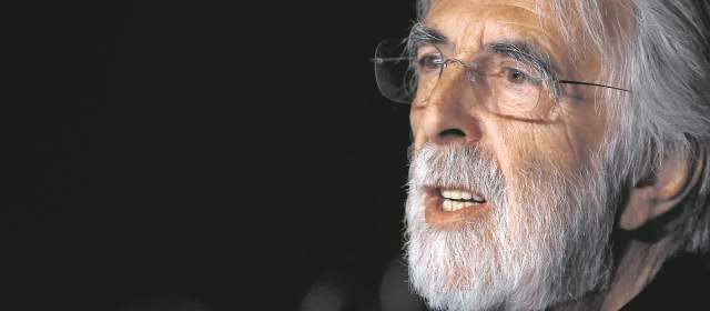 Michael Haneke agradeció el premio y expresó que espera hacerse merecedor de él con su futuro trabajo. FOTO REUTERS