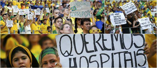 Copa Confederaciones: Protestas en Brasil llegaron a los estadios |
