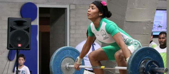Carol forjó sus oros en Moravia | Carol Karima Blanco, la reina de los 53 kilogramos del Panamericano de pesas en Reno, Nevada. FOTO Donaldo Zuluaga