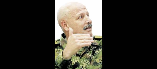 Así avanza ofensiva militar contra guerrillas y bandas | El general Hernán Giraldo, comandante de la Séptima División del Ejército. FOTO JAIME PÉREZ
