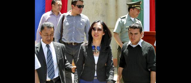 En Medellín se construiría una de las 6 megacárceles: Minjusticia | La ministra de Justicia, Ruth Stella Correa, visitó el penal Bellavista. FOTO JUAN ANTONIO SÁNCHEZ